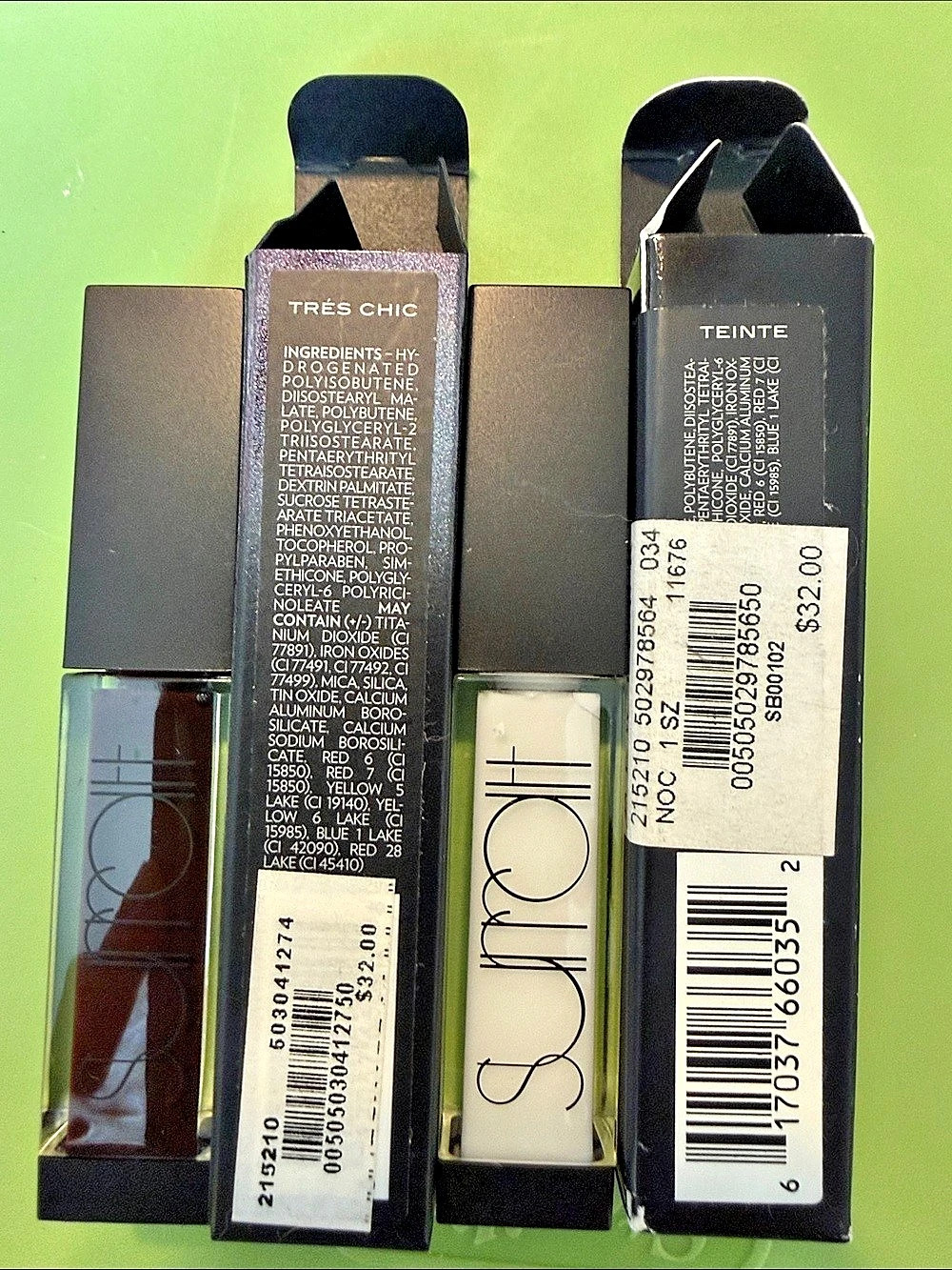 Surratt Lip Gloss Purple & Shiny White